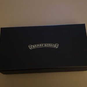 Chrome Hearts Black Box with Silver Logo